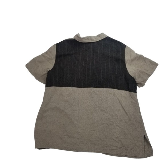 Vintage 80s Alfred Dunner Button Up Short Sleeve Shirt Top Women 22W Colorblock - Picture 6 of 15